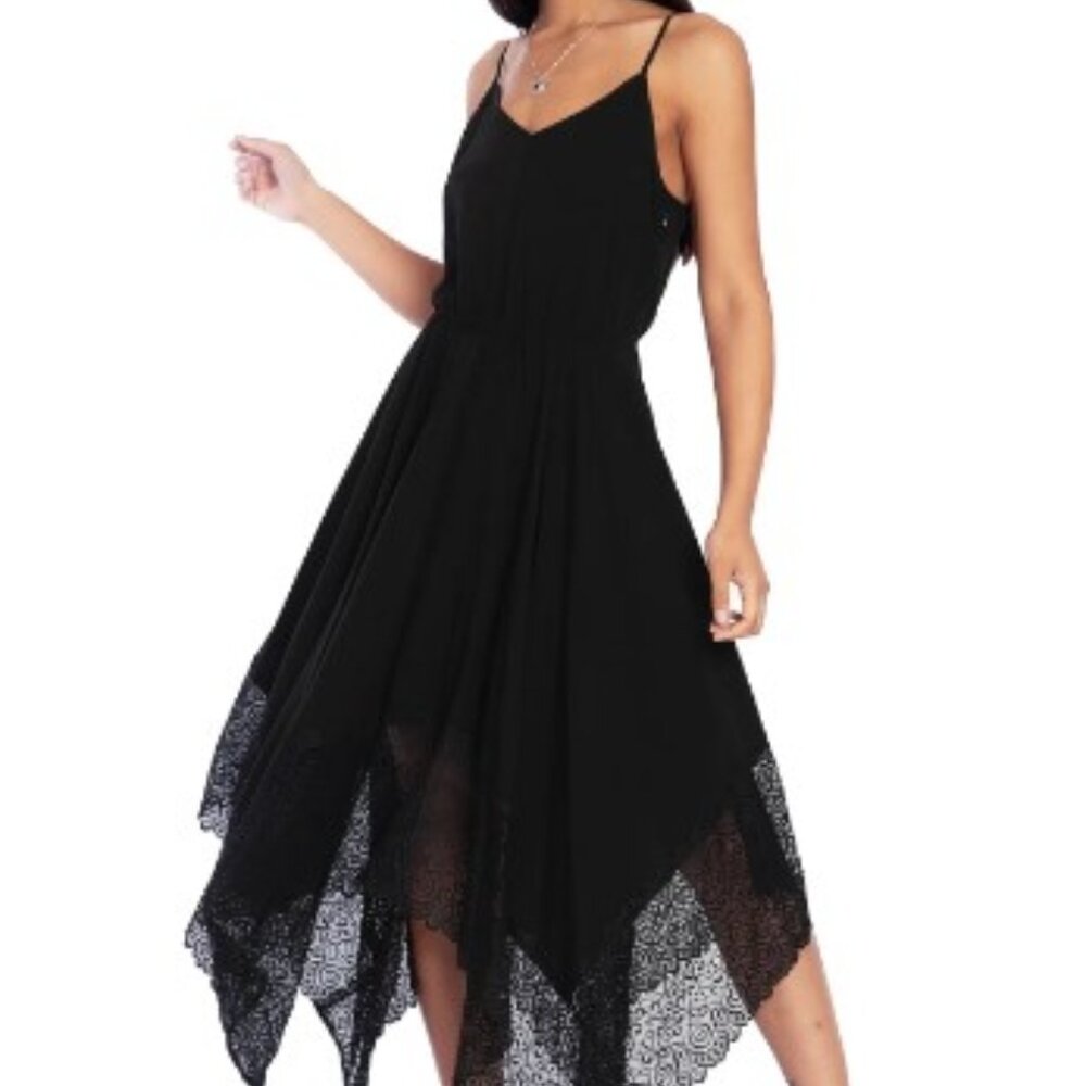 Mage Lace Handkerchief midmaxi Dress 14 L - XL